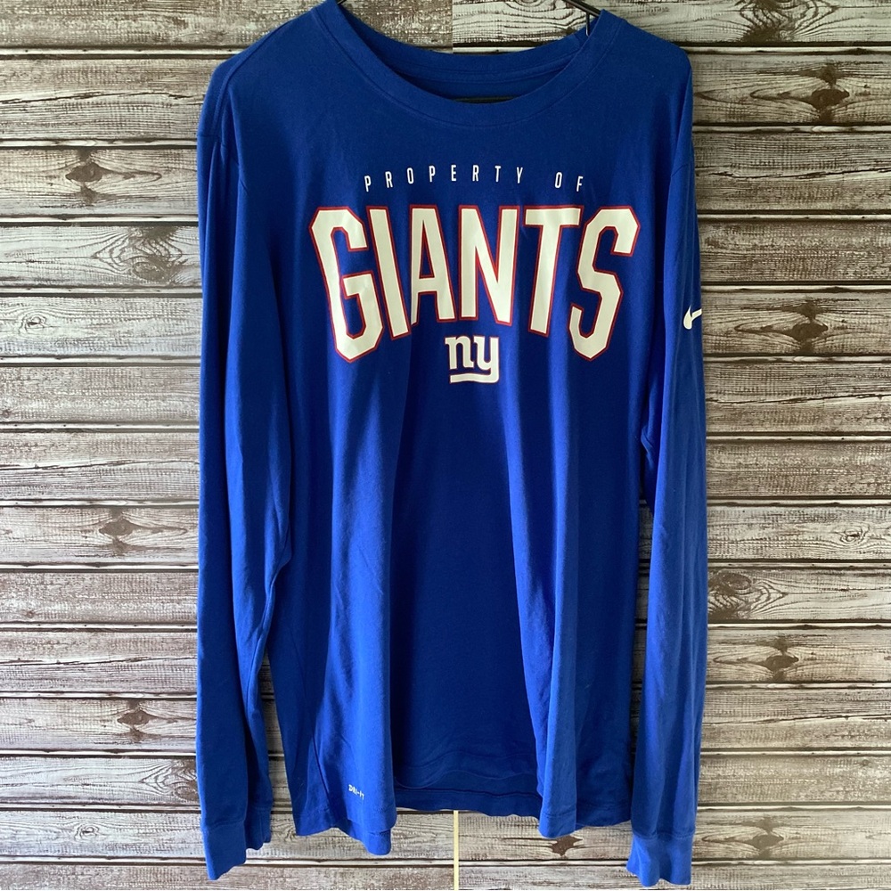 Nike‎ Men's New York Giants Long-Sleeved Shirt Size XL